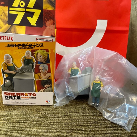 Taro Sakamoto Megahouse Sakamoto Days Petitrama Cut Out Scenes Blind Box Figure - Picture 1 of 2